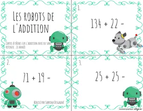 Les robots de l'addition