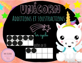 Additions et soustractions / boîtes de 10