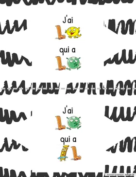 J'ai... Qui a...? L (cv-vc)