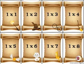 Jeu de bataille Harry Potter - Multiplications
