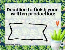 Deadline Written Production