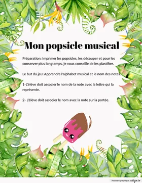 Mon popsicle musical