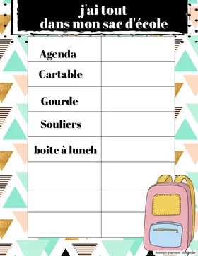 Sac d'école