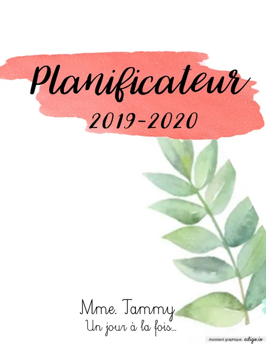 Couverture planificateur