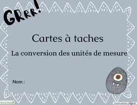 Conversion d'unités de mesure