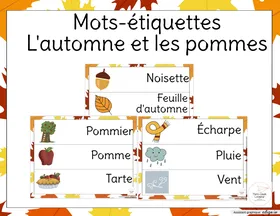 Mots-étiquettes - L'automne et les pommes