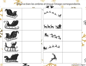 Jeu des ombres de Noël