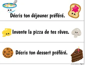Écriture alimentation