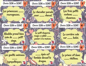 Cartes à tâche - son/sont - conte - IsaProfEtc