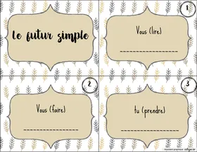 CAT futur simple