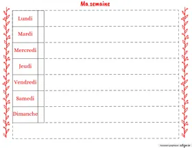 Ma semaine