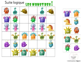 Suite logique - Les monstres !