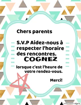 Affiche rendez-vous