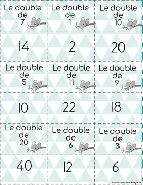 Double/moitié