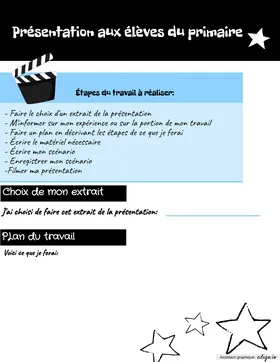 Plan de travail