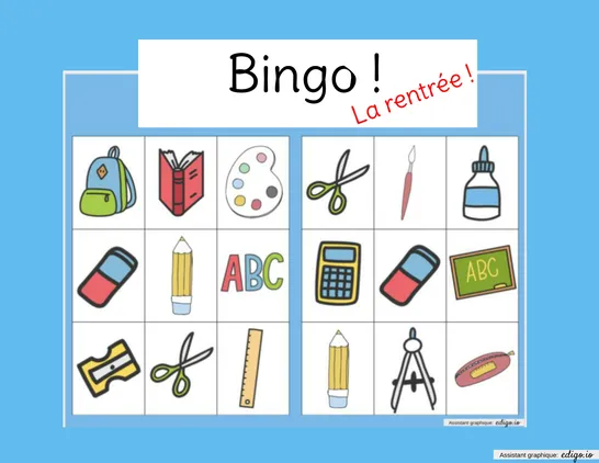 Bingo - La rentrée