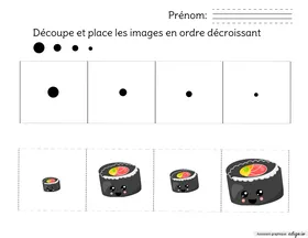 Ordre décroissant - Les sushis !