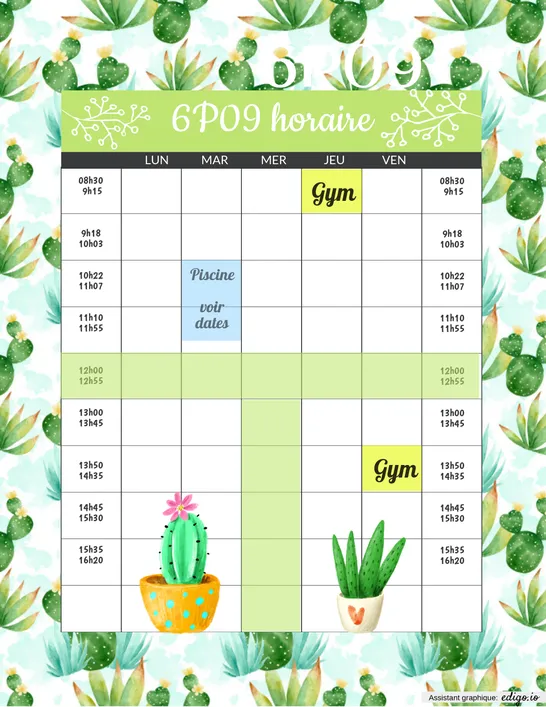 Horaire