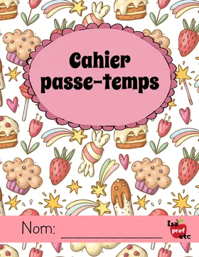 Cahier de temps libre fin d'année