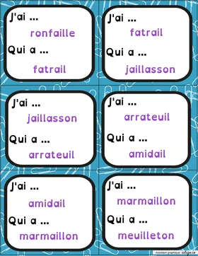 J'ai... Qui a..