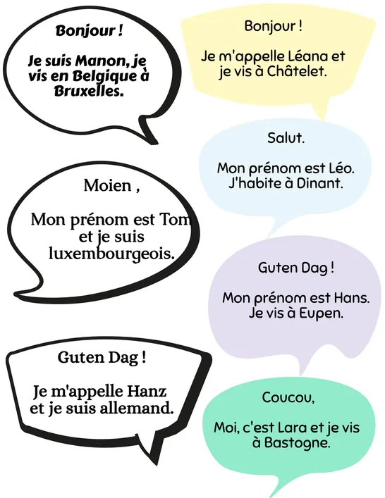 Belgique, 5e année, Cartes de jeu, Sciences