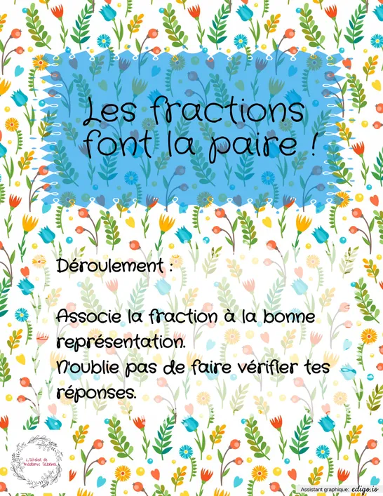 Les fractions font la paire
