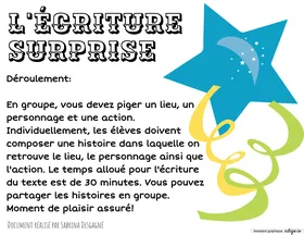 Écriture surprise