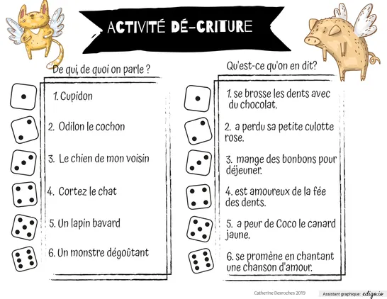 Activité DÉ-criture