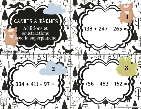 Additions et soustractions