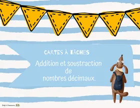 Cartes à tâches math.