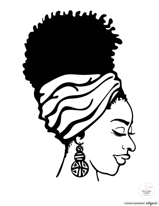 Coloriage - Mois de l'histoire des noirs