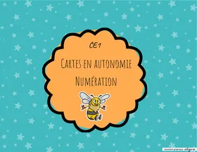 Cartes autonomie CE1