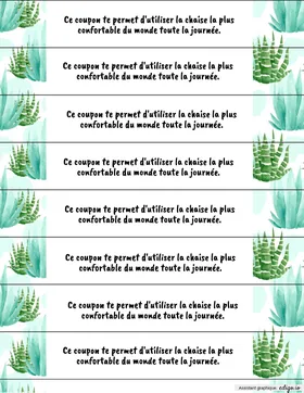 Coupons privilèges (secondaire)
