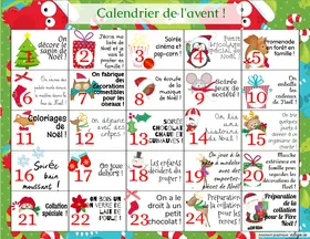 Calendrier de l'avent 2020