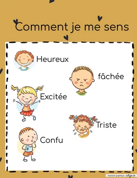 Affiche - sentiments