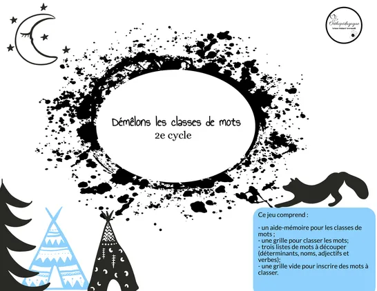 Orthoariane, Fourth grade, Exercises & activities, Grammar