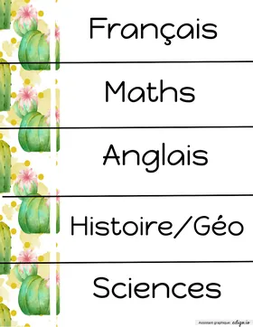 Horaire détaillé