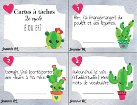 Cartes à tâches- É ou ER