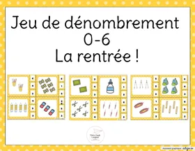 Dénombrement - La rentrée !