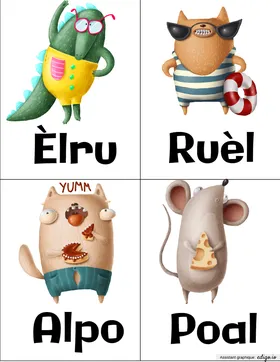 Cartes à jouer - Animaux VC