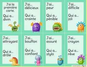J'ai... qui a? - Synonymes
