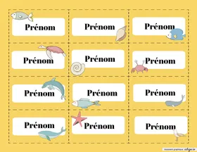 Cartes prénom