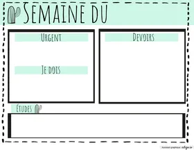 Plan de travail
