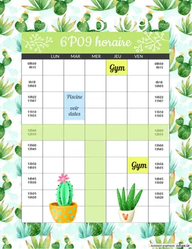 Horaire