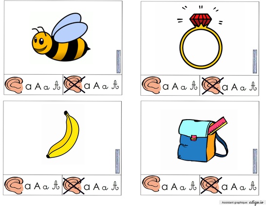 J Entends Je N Entends Pas A 1st Grade Preschool Task Cards Edigo