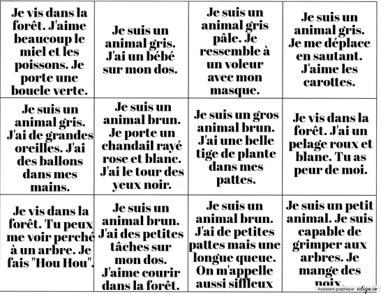 Jeu de mémoire, fluidité
