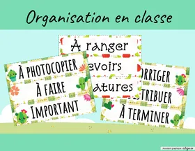 Organisation classe