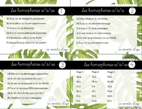 Les homophones