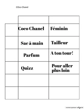 Lapbook  coco chanel