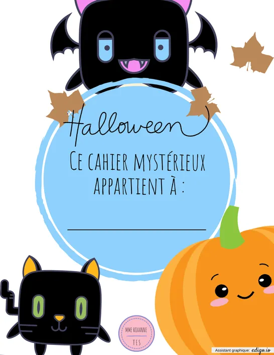 Cahier Halloween